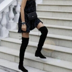 Stuart Weitzman Lowland Over the Knee Boots Black size 8.5